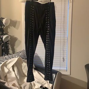 Tied Up Straight Leg Pants
